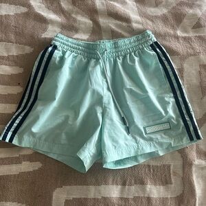 Adidas Mint Green Mesh Shorts